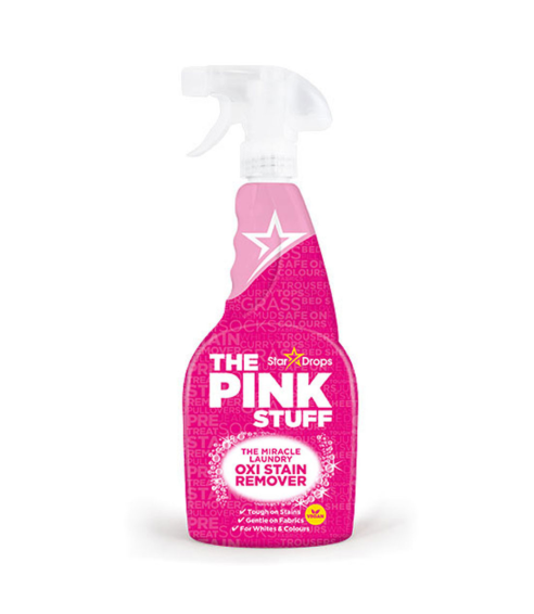 Dėmių valiklis „Pink stuff stain remover“. Puhdistusaineet