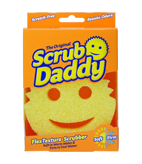 Kempinė „Scrub Daddy Yellow“. Puhdistussieni