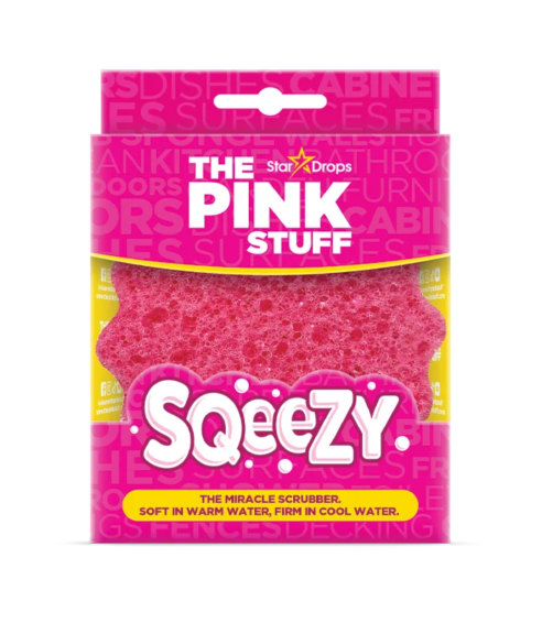 Kempinė „Sqeezy pink“. Puhdistussieni