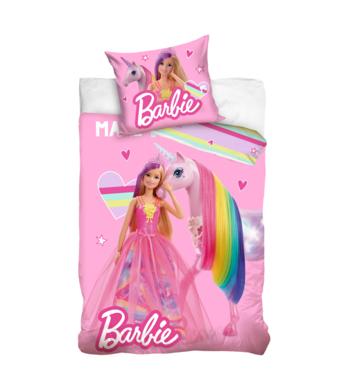 Patalynės komplektas „Barbie“. Lasten pussilakanasetti