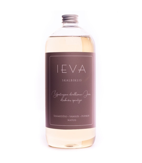 Ieva skalbiklis „Detergent Silk Vanilla“. Puhdistusaineet