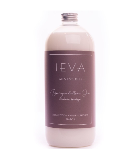 Skalbinių minkštiklis Ieva „Softener Silk Vanilla“. Puhdistusaineet