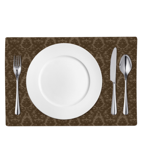 Stalo padėkliukai „Green baroque placemat“ 1 vnt.. Pellavaliinat