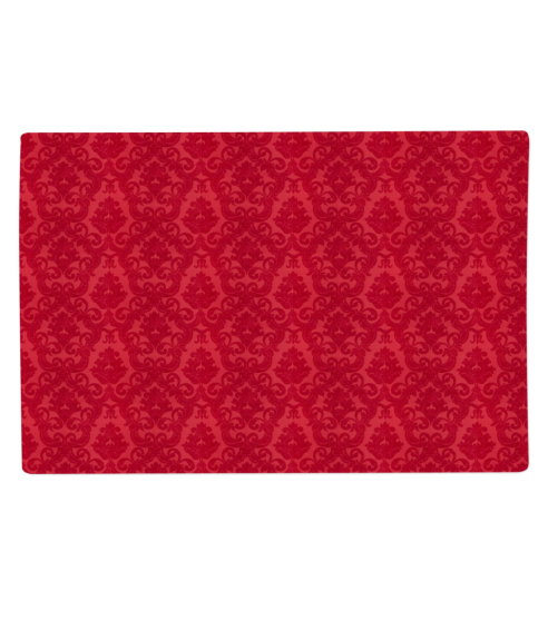 Stalo padėkliukai „Red baroque placemat“ 1 vnt.. Pellavaliinat